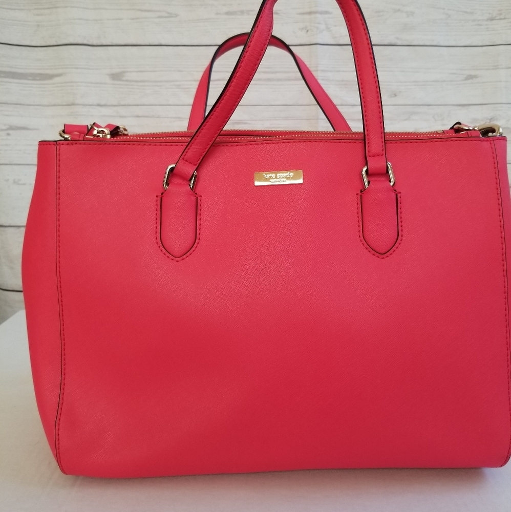 Kate Spade LAUREL WAY LEIGHANN Coral bag